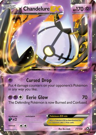 Chandelure EX - 77/106 [Legendary Treasures] Holofoil