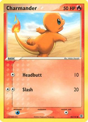 Charmander - 058/112 [FireRed & LeafGreen] Reverse Holofoil