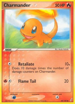 Charmander - 48/100 [Crystal Guardians] Reverse Holofoil