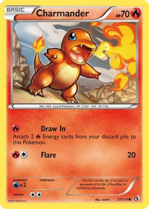 Charmander - 17/106 [Legendary Treasures] Reverse Holofoil
