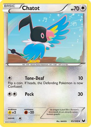 Chatot - 85/99 [Dark Explorers] Reverse Holofoil