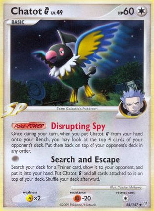 Chatot G - 54/106 [Supreme Victors] Reverse Holofoil