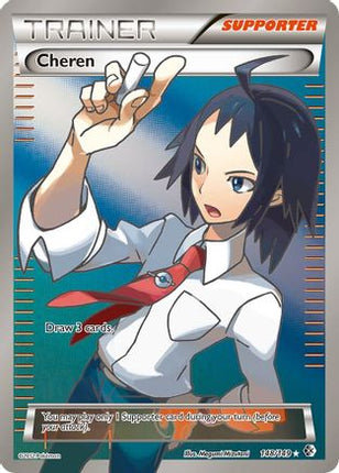 Cheren (148 Full Art) - 148/115 [Boundaries Crossed] Holofoil