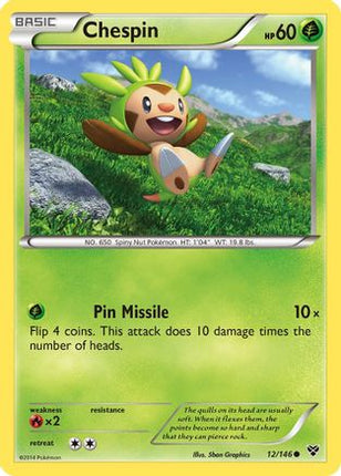 Chespin - 12/106 [XY Base Set]