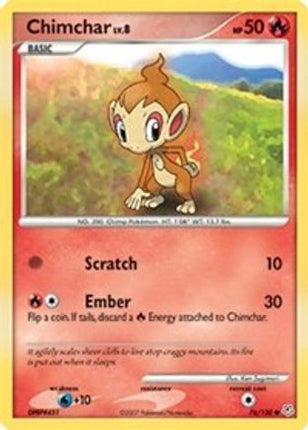 Chimchar - 76/130 [Diamond and Pearl] Reverse Holofoil