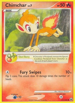 Chimchar (57) - 57/106 [Majestic Dawn] Reverse Holofoil