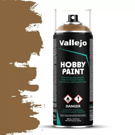 Vallejo Acrylic Hobby Paint Spray - Leather Brown