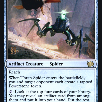 Thran Spider [The Brothers' War Promos] Prerelease Foil