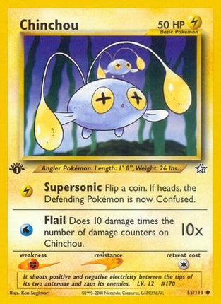 Chinchou - 55/111 [Neo Genesis] 1st Edition