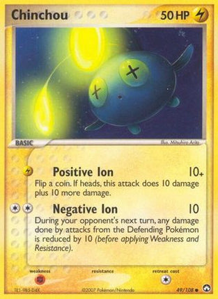 Chinchou - 49/null [Power Keepers] Reverse Holofoil
