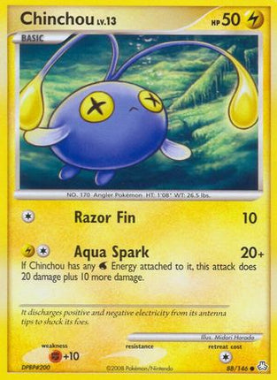 Chinchou (88) - 88/106 [Legends Awakened] Reverse Holofoil