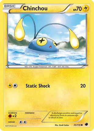 Chinchou - 35/106 [Plasma Freeze] Reverse Holofoil