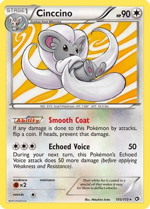 Cinccino - 105/106 [Legendary Treasures] Reverse Holofoil