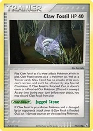 Claw Fossil - 91/null [Holon Phantoms]