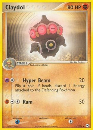 Claydol - 31/101 [Hidden Legends] Reverse Holofoil