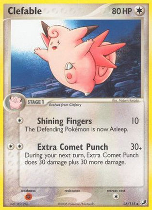 Clefable - 36/115 [Unseen Forces] Reverse Holofoil