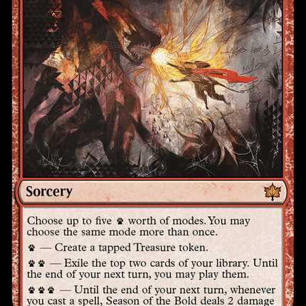Season of the Bold [Bloomburrow] Foil