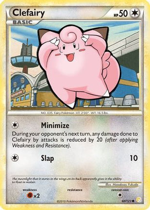 Clefairy - 60/106 [HeartGold SoulSilver] Reverse Holofoil