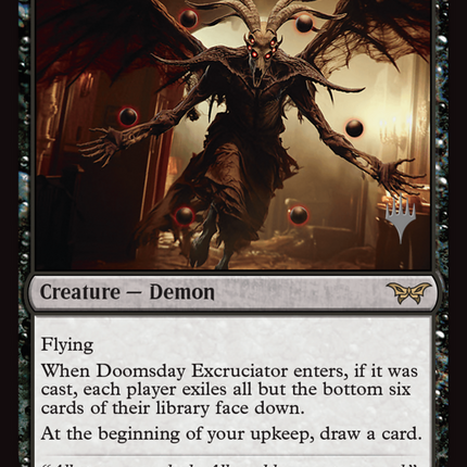 Doomsday Excruciator [Duskmourn: House of Horror Promos]