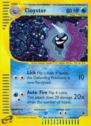 Cloyster (8) - 8/165 [Expedition] Holofoil