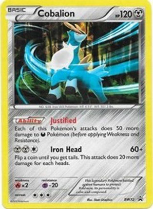 Cobalion - BW72 - null/null [Black and White Promos] Holofoil