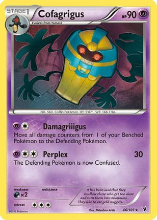 Cofagrigus (46) - 46/101 [Noble Victories] Reverse Holofoil