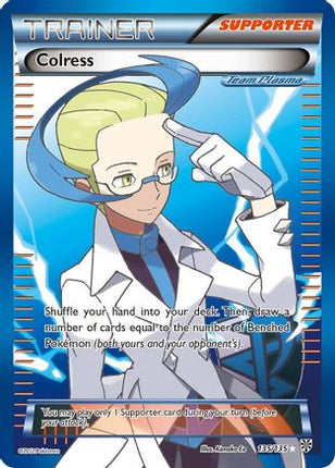 Colress (Team Plasma) (135 Full Art) - 135/149 [Plasma Storm] Holofoil