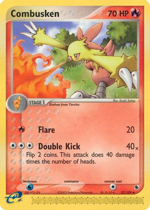 Combusken - 27/109 [Ruby and Sapphire] Reverse Holofoil