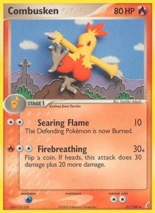 Combusken - 031/100 [Crystal Guardians] Reverse Holofoil