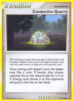 Conductive Quarry - 82/106 [Stormfront] Reverse Holofoil