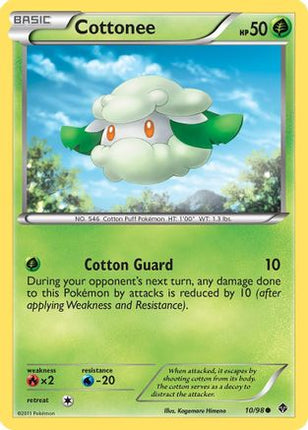 Cottonee (10) - 10/98 [Emerging Powers] Reverse Holofoil