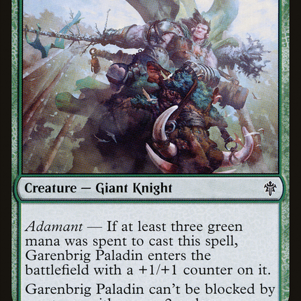 Garenbrig Paladin [Throne of Eldraine]