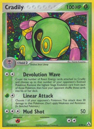 Cradily - 3/null [Legend Maker] Reverse Holofoil