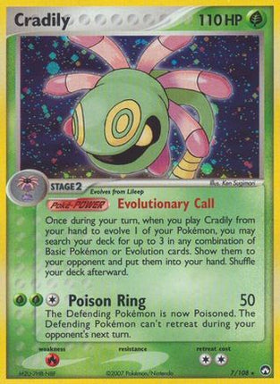 Cradily - 7/null [Power Keepers] Reverse Holofoil