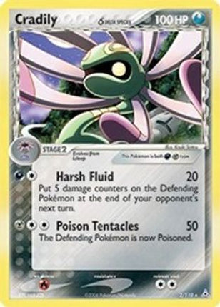 Cradily (Delta Species) - 2/null [Holon Phantoms] Reverse Holofoil