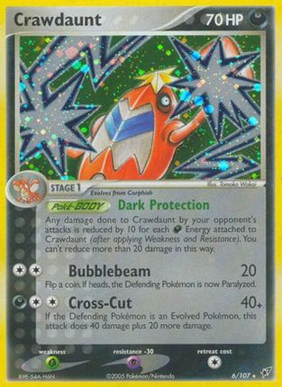 Crawdaunt - 6/109 [Deoxys] Holofoil