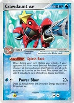 Crawdaunt ex - 99/null [Holon Phantoms] Holofoil