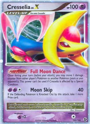 Cresselia LV.X - 103/106 [Great Encounters] Holofoil