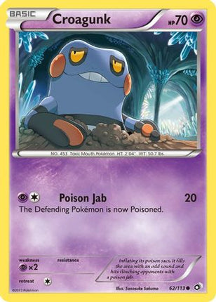 Croagunk - 62/106 [Legendary Treasures] Reverse Holofoil