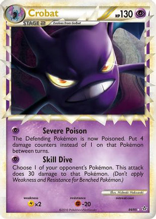 Crobat (Prime) - 84/106 [Unleashed] Holofoil
