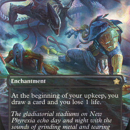 Phyrexian Arena (Borderless) [Foundations] Foil