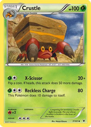 Crustle - 7/101 [Noble Victories] Reverse Holofoil