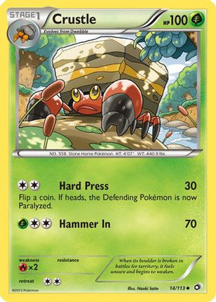 Crustle - 14/106 [Legendary Treasures] Reverse Holofoil