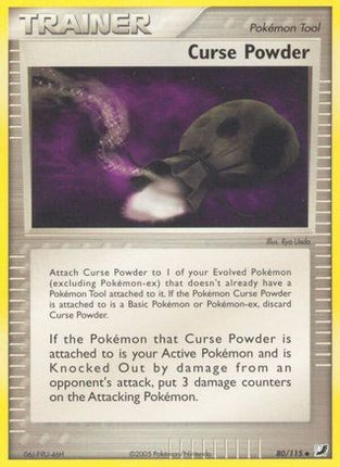 Curse Powder - 80/115 [Unseen Forces] Reverse Holofoil