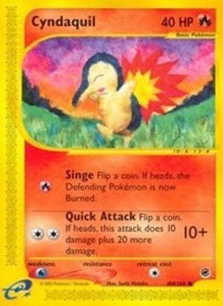 Cyndaquil (104) - 104/165 [Expedition] Reverse Holofoil