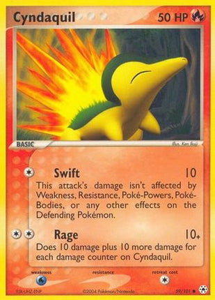 Cyndaquil - 59/101 [Hidden Legends] Reverse Holofoil