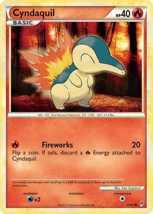 Cyndaquil - 55/95 [Call of Legends] Reverse Holofoil