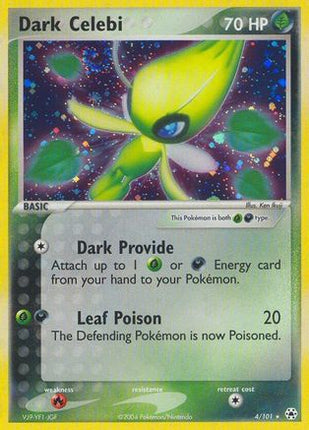 Dark Celebi - 4/101 [Hidden Legends] Reverse Holofoil