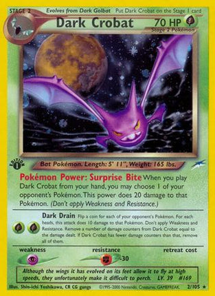 Dark Crobat - 2/105 [Neo Destiny] Unlimited Holofoil