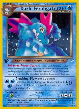 Dark Feraligatr - 5/105 [Neo Destiny] Unlimited Holofoil